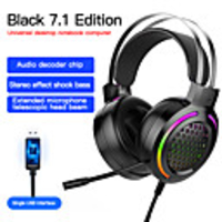 LITBest GM12 Gaming Headset USB Wired with Microphone with Volume Control Sweatproof InLine Control for Gaming
