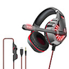LITBest GT82 Headphones Stereo Gaming Headset with Microphone Suitable Computer PS4 Mobile (usb3.5mm Noise reduction Low accent)