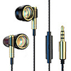 LITBest H1 6 Dynamic Driver Unit Stereo Wired Earphone HD Earbuds Bass Headphones Sport Gaming Headset With Microphone