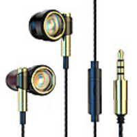 LITBest H1 6 Dynamic Driver Unit Stereo Wired Earphone HD Earbuds Bass Headphones Sport Gaming Headset With Microphone