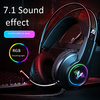 LITBest H210 7.1 Gaming Headset Headphones with Microphone for PC Computer Professional Gamer Earphone Surround Sound RGB Light