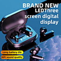 LITBest J70 Wireless Earbuds TWS Headphones Bluetooth5.0 Stereo with Microphone with Volume Control HIFI with Charging Box for Mobile Phone