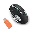 LITBest JXC-X8 Wireless 2.4G Optical Gaming Mouse Led Light 2400 dpi 3 Adjustable DPI Levels 6 pcs Keys 2 Programmable Keys