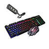 LITBest K6 USB Wired Mouse Keyboard Combo Portable Gaming Keyboard Luminous Gaming Mouse / Office Mouse / Ergonomic Mouse 1600 dpi