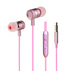 LITBest kdk-203 Wired In-ear Earphone 3.5mm Audio Jack Stereo Sweatproof InLine Control for Mobile Phone
