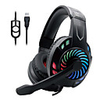 LITBest KM666 Wired Communication and usb Connectors 7.1 Surrounded Sound Led Glowing Headphones PC Gaming Headsets