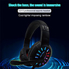 LITBest KOMC313 Gaming Headset for PC Beexcellent Stereo Surround Sound Colorful LED Gaming Headphones with Microphone