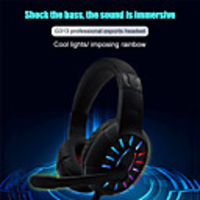 LITBest KOMC313 Gaming Headset for PC Beexcellent Stereo Surround Sound Colorful LED Gaming Headphones with Microphone