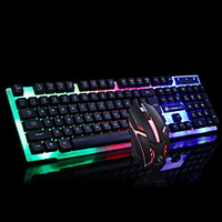 LITBest LMEI-30 Gaming keyboard Colorful LED Illuminated Backlit USB Wired PC Rainbow Anti-skid Keyboard Gaming Waterproof Gaming Mouse For Desktop PC miniinthebox