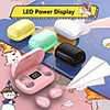 LITBest LX-TG Wireless Earbuds TWS Headphones Bluetooth5.0 with Microphone with Charging Box for Travel Entertainment