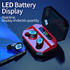 LITBest LX_206 Wireless Earbuds TWS Headphones Bluetooth5.0 with Microphone with Charging Box LED Power Display for Travel Entertainment