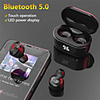 LITBest LX_A6 Wireless Earbuds TWS Headphones Bluetooth5.0 with Microphone with Charging Box for Travel Entertainment