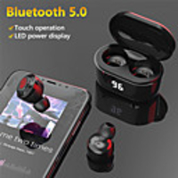 LITBest LX_A6 Wireless Earbuds TWS Headphones Bluetooth5.0 with Microphone with Charging Box for Travel Entertainment