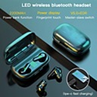 LITBest LX_XT01 Bluetooth Earphones Touch Control 2200mAh Charging Box Wireless Headset the Sports Waterproof Earbuds Headsets with Microphone