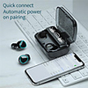 LITBest M10 Wireless Earbuds TWS Headphones Bluetooth5.0 with Microphone with Charging Box for Travel Entertainment