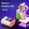 LITBest Mir6-SE Wireless Earbuds TWS Headphones LCD Screen Heart Rate Record Bluetooth5.0 HIFI with Charging Box for Mobile Phone