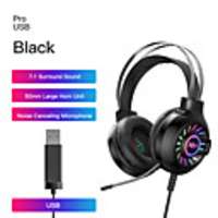 LITBest NIYE USB Gaming Headphone Headset Gamer Wired USB PC Computer 7.1 Surround Sound Bass Stereo Sealed Ear Wire Headset Mic Laptop
