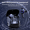 LITBest PT08 Wireless Earbuds TWS Headphones Bluetooth5.0 Stereo with Microphone with Volume Control HIFI with Charging Box for Mobile Phone