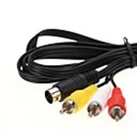 LITBest S-Video Connect Cable,  S-Video to 3RCA Connect Cable Male - Female 