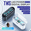 LITBest S1-TWS Bluetooth Buds Wireless Earphone in-Ear Deep Bass Earbuds LED Power Display Headset With Mic Touch Control Headphones