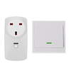 LITBest Smart remote control socket/Learning code receiver / UK socket plug use for light /TV /fans / 433mhz miniinthebox
