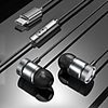 LITBest T010 Wired In-ear Earphone USB Type C with Microphone with Volume Control Sweatproof InLine Control for Gaming