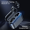 LITBest T3 Wireless Earbuds TWS Headphones Bluetooth5.0 with Charging Box Sweatproof Auto Pairing Mobile Power for Smartphones Pop Up Window for Sport Fitness