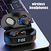 LITBest TW16 Wireless Earbuds TWS Headphones Bluetooth5.0 Stereo Dual Drivers with Charging Box Smart Touch Control LED Power Display for Sport Fitness