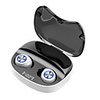 LITBest TW90 Wireless Earbuds TWS Headphones Bluetooth5.0 Stereo Dual Drivers with Charging Box Auto Pairing Mobile Power for Smartphones for Sport Fitness