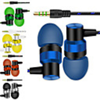 LITBest Universal Earphone 3.5mm In-Ear Bass Stereo Earbuds Headset Wired For Cell Phone Bluetooth Stereo Earbuds Music Earphone