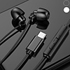 LITBest Universal Earphone USB Type C Stereo InLine Control for Sport Fitness In-Ear Bass Stereo Earbuds Headset Wired For Cell Phone Bluetooth Stereo Earbuds Music Earphone