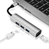 LITBest USB 3.0 Type C to USB 3.0 Type C USB Hub 4 Ports