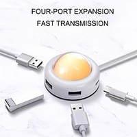 LITBest USB USB 3.0 to Micro USB 2.0 USB Hub 4 Ports High Speed miniinthebox