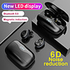 LITBest Wireless Earbuds TWS Bluetooth 5.0 Headset Stereo Sports LED Digital Display Wireless Earphone Earbuds Microphone LX_W16