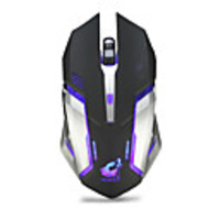 LITBest X7 Wireless 2.4G Gaming Mouse / Office Mouse RGB Light 2400 dpi 3 Adjustable DPI Levels 6 pcs Keys 6 Programmable Keys