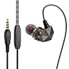 LITBest XK5 Wired In-ear Earphone 3.5mm Audio Jack with Volume Control Sweatproof InLine Control for Sport Fitness