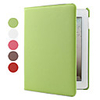 Litchi Grain PU Leather Case w/ 360°Rotatable Hardshell Stand for Apple iPad 2