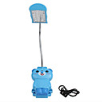Little Bear Clip-On Rechargeable Desk Lamp Blue