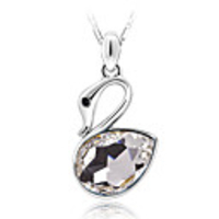 Little Swan Crystal Necklace