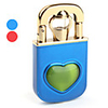 Lock Shaped with Heart Pattern Gas Lighter (Assorted Colors)