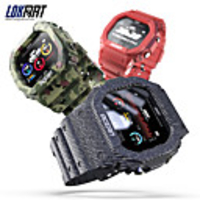 lokmat OCEAN Men Women Smartwatch Android iOS Bluetooth Waterproof Touch Screen Heart Rate Monitor Blood Pressure Measurement Sports Stopwatch Pedometer Call Reminder Activity Tracker Sleep Tracker