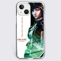 LOL Arcane Cartoon Characters Phone Case For Apple iPhone 13 12 Pro Max 11 SE 2020 X XR XS Max 8 7 Unique Design Protective Case Shockproof Dustproof Back Cover TPU miniinthebox