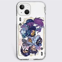 LOL Arcane Cartoon Characters Phone Case For Apple iPhone 13 12 Pro Max 11 SE 2020 X XR XS Max 8 7 Unique Design Protective Case Shockproof Dustproof Back Cover TPU miniinthebox