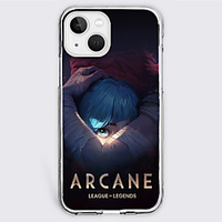 LOL Arcane Cartoon Characters Phone Case For Apple iPhone 13 12 Pro Max 11 SE 2020 X XR XS Max 8 7 Unique Design Protective Case Shockproof Dustproof Back Cover TPU miniinthebox