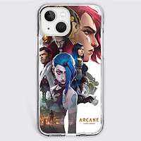 LOL Arcane Cartoon Characters Phone Case For Apple iPhone 13 12 Pro Max 11 SE 2020 X XR XS Max 8 7 Unique Design Protective Case Shockproof Dustproof Back Cover TPU miniinthebox