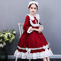 Lolita Princess Lolita Vacation Dress Dress Cosplay Costume Masquerade Girls