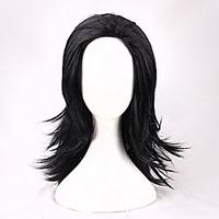 Long Black Cosplay Wig Halloween Wig Suitable For Movies miniinthebox