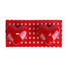 Long Burning Sweet Heart Shaped Candles - Rose (2-Piece Set)