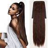 long natural ponytail extension synthetic wavy wrap around clip in ponytail hair extensions for women natural hair ponytails for girl lady miniinthebox