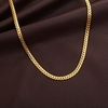 long rui in 5mm full side necklace personality simple silver-plated necklace 20 inch chain miniinthebox